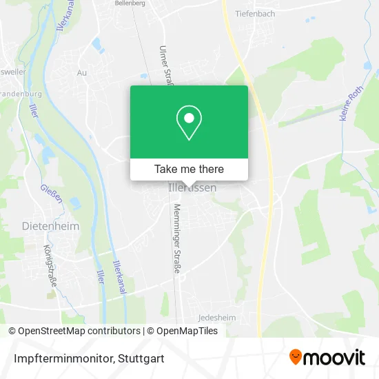 Карта Impfterminmonitor
