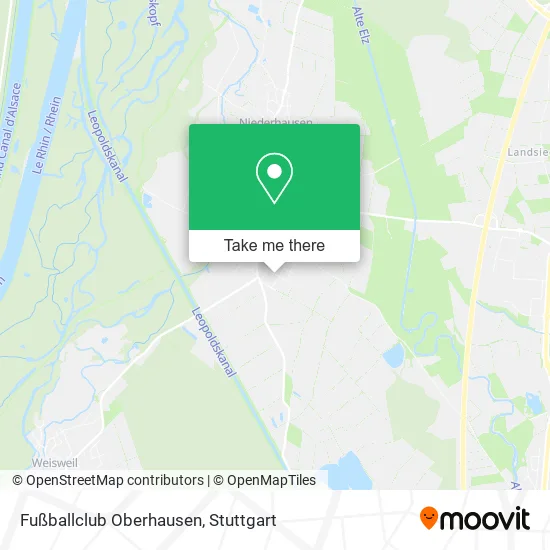 Карта Fußballclub Oberhausen