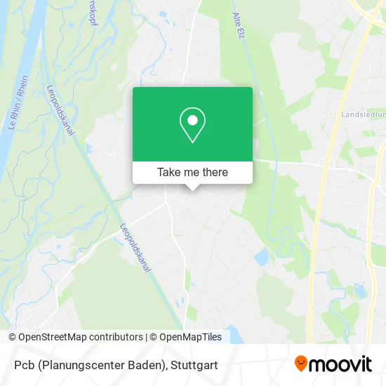 Карта Pcb (Planungscenter Baden)
