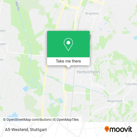 Карта A5-Westend