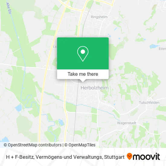 Карта H + F-Besitz, Vermögens-und Verwaltungs