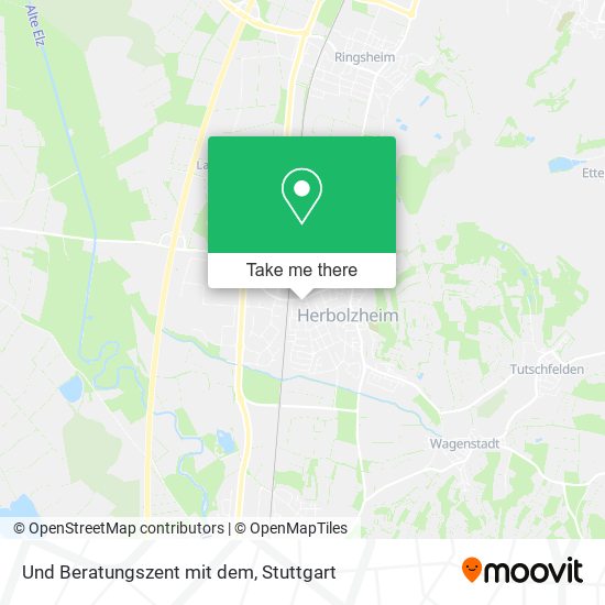 Und Beratungszent mit dem map