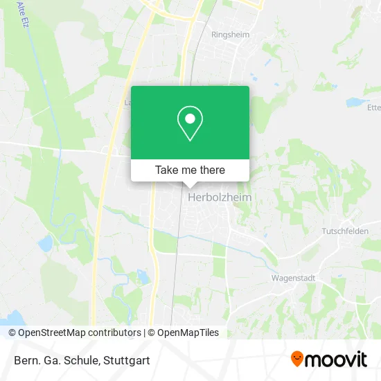 Карта Bern. Ga. Schule