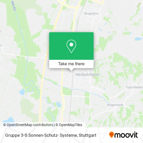 Карта Gruppe 3-S Sonnen-Schutz- Systeme