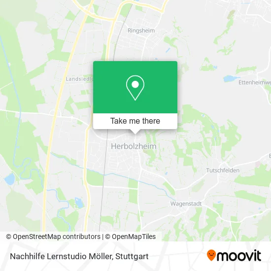 Карта Nachhilfe Lernstudio Möller
