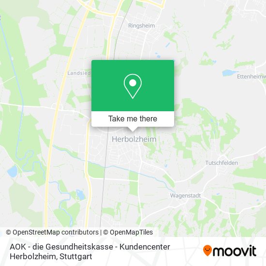 AOK - die Gesundheitskasse - Kundencenter Herbolzheim map