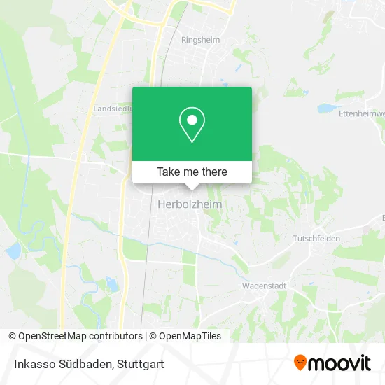 Карта Inkasso Südbaden