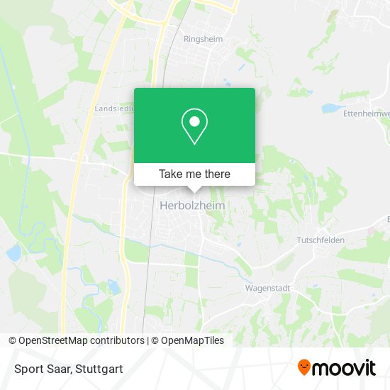 Sport Saar map