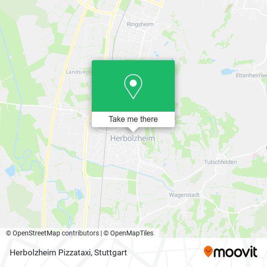 Herbolzheim Pizzataxi map