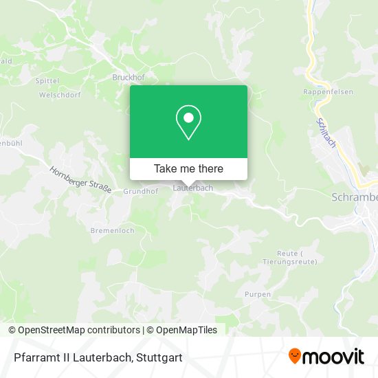 Pfarramt II Lauterbach map