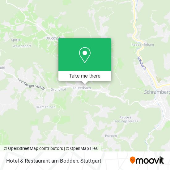 Карта Hotel & Restaurant am Bodden