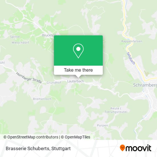 Brasserie Schuberts map