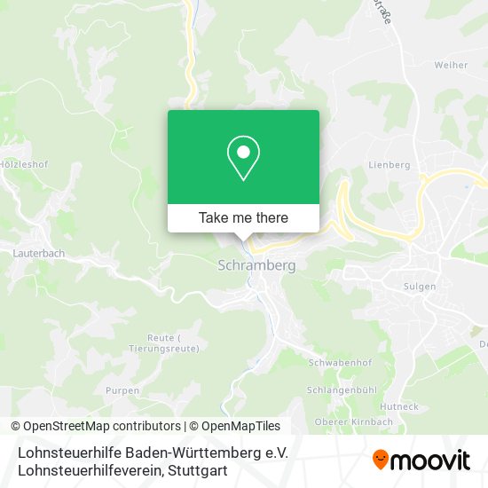 Lohnsteuerhilfe Baden-Württemberg e.V. Lohnsteuerhilfeverein map