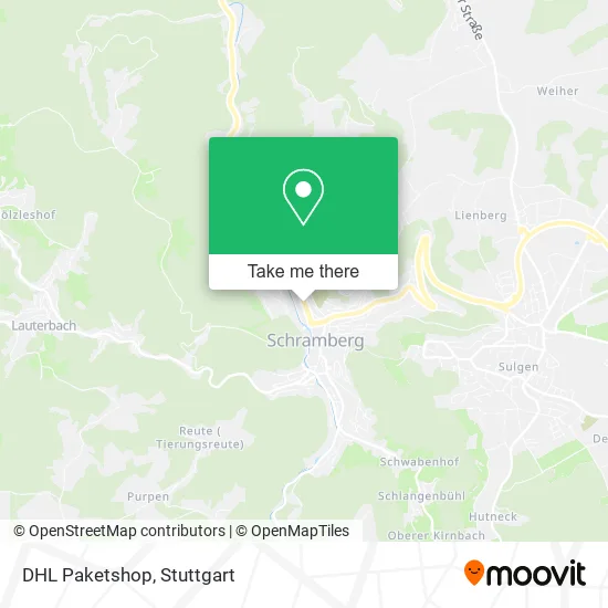 Карта DHL Paketshop