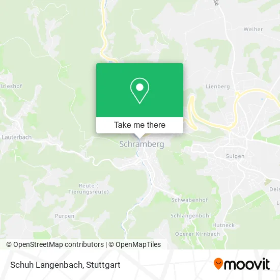Карта Schuh Langenbach