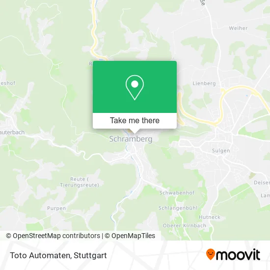 Карта Toto Automaten