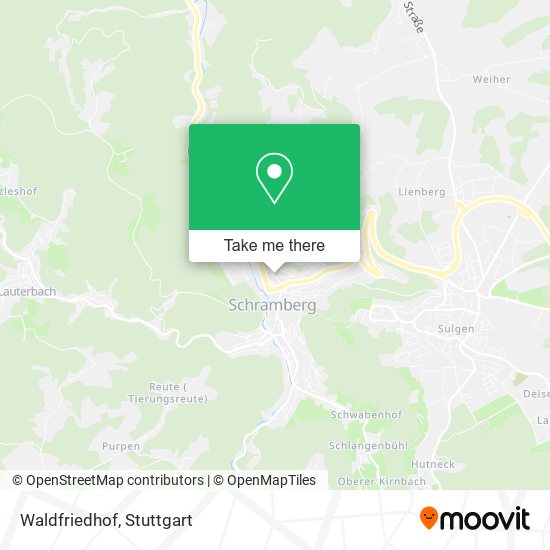 Карта Waldfriedhof