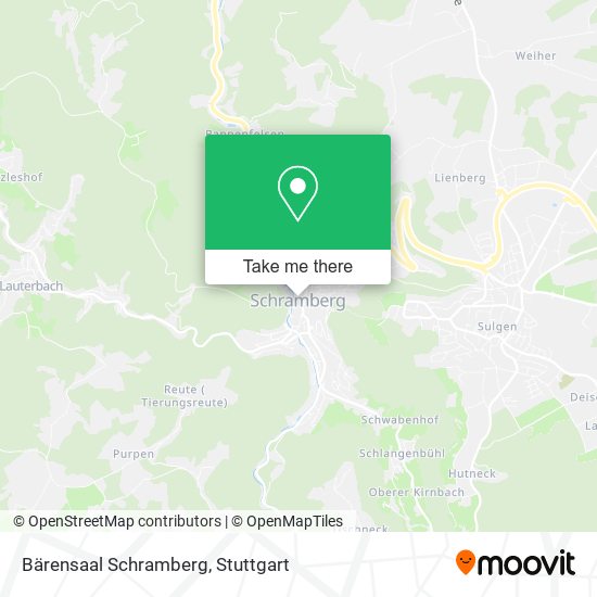 Bärensaal Schramberg map