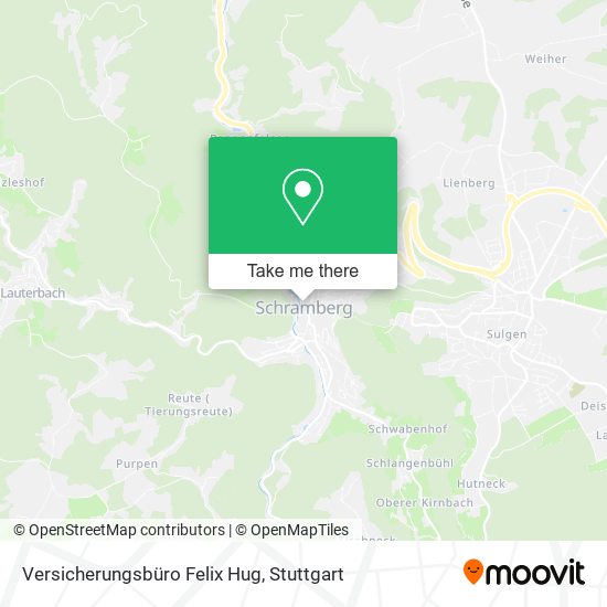 Versicherungsbüro Felix Hug map