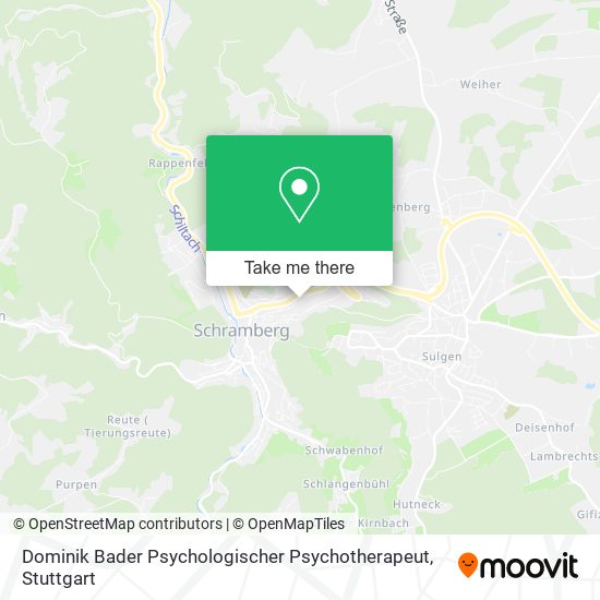 Карта Dominik Bader Psychologischer Psychotherapeut