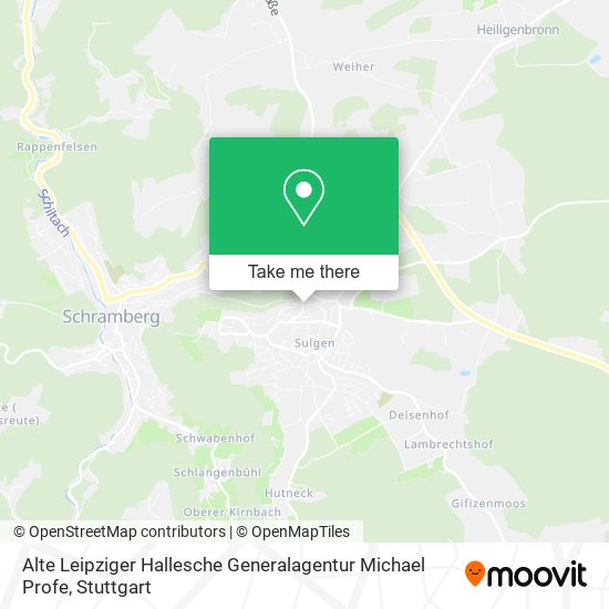 Alte Leipziger Hallesche Generalagentur Michael Profe map