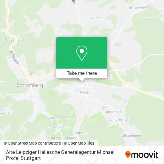 Карта Alte Leipziger Hallesche Generalagentur Michael Profe