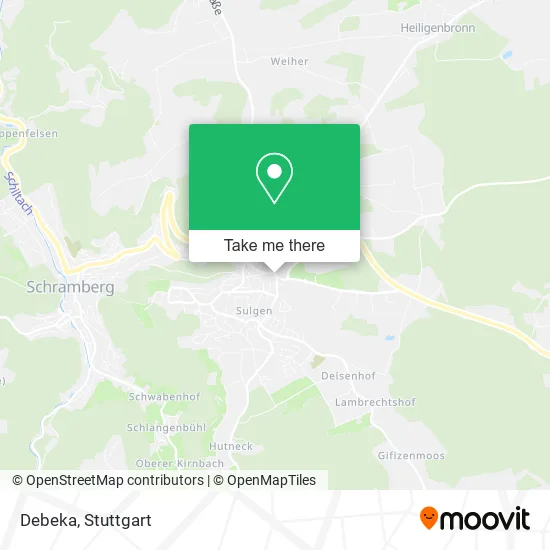 Debeka map