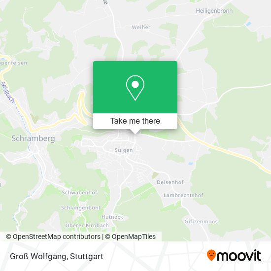 Groß Wolfgang map