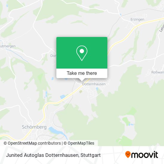 Junited Autoglas Dotternhausen map