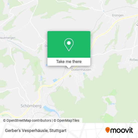 Карта Gerber's Vesperhäusle