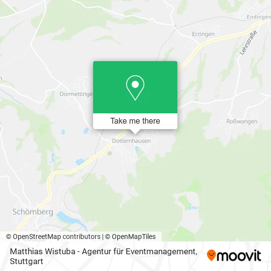Карта Matthias Wistuba - Agentur für Eventmanagement