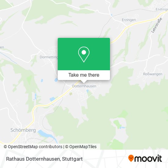 Rathaus Dotternhausen map