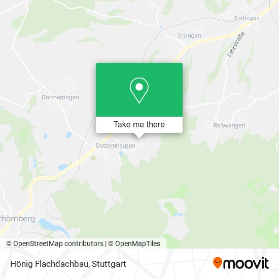 Hönig Flachdachbau map