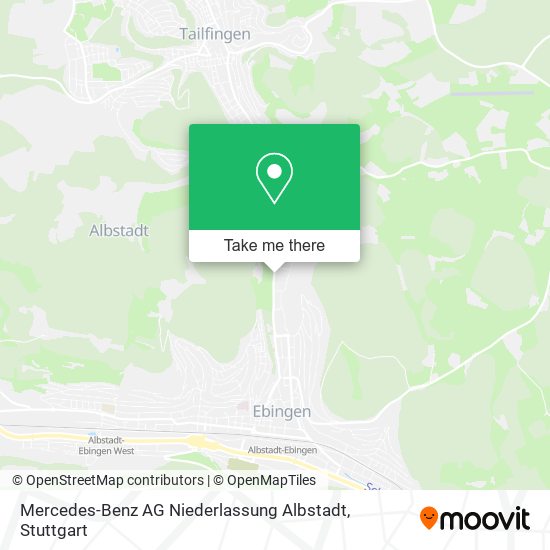 Mercedes-Benz AG Niederlassung Albstadt map