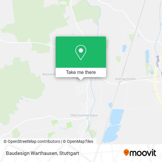 Baudesign Warthausen map