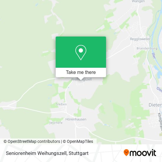 Seniorenheim Weihungszell map