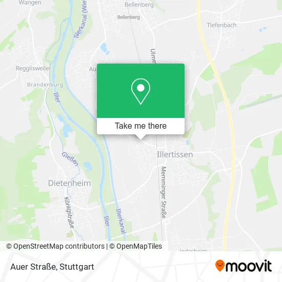 Карта Auer Straße