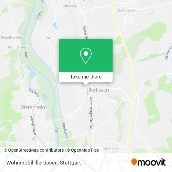 Карта Wohnmobil Illertissen