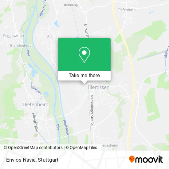 Envios Navia map