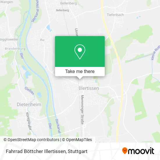 Карта Fahrrad Böttcher Illertissen