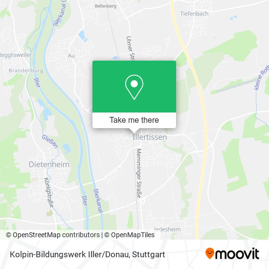 Kolpin-Bildungswerk Iller / Donau map