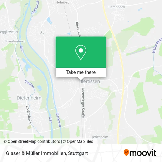 Карта Glaser & Müller Immobilien