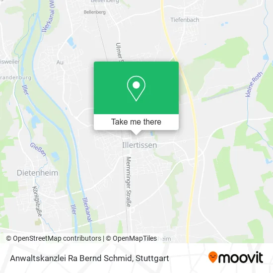 Карта Anwaltskanzlei Ra Bernd Schmid