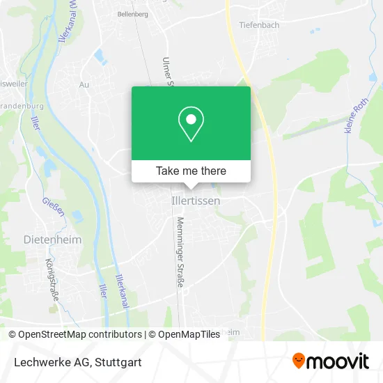 Карта Lechwerke AG
