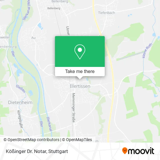 Карта Kößinger Dr. Notar