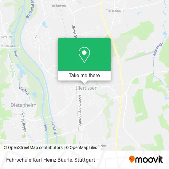 Карта Fahrschule Karl-Heinz Bäurle