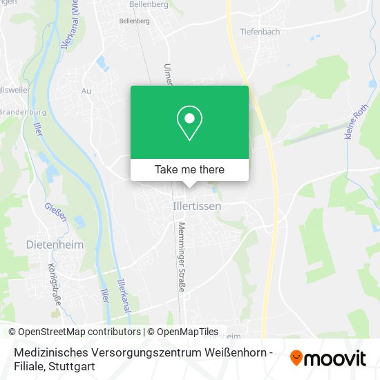 Карта Medizinisches Versorgungszentrum Weißenhorn - Filiale