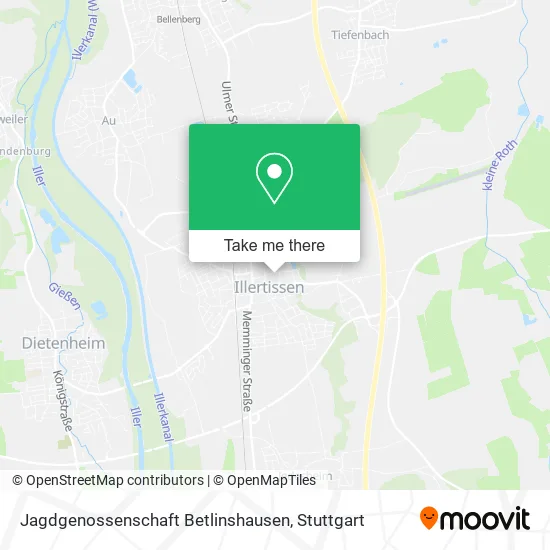 Карта Jagdgenossenschaft Betlinshausen