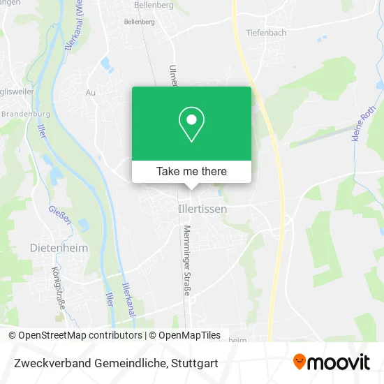 Карта Zweckverband Gemeindliche