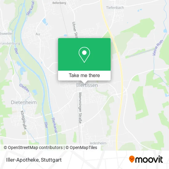 Карта Iller-Apotheke